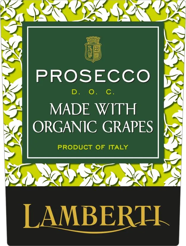 Organic Prosecco Bottle