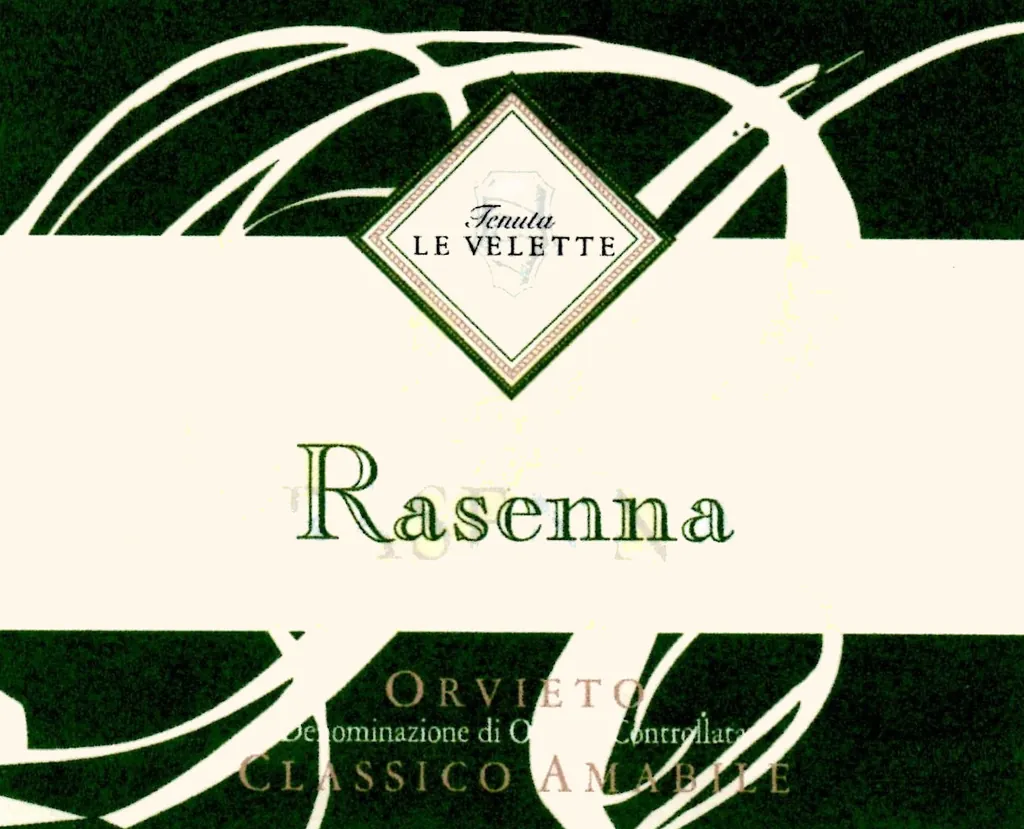 Orvieto Classico Amabile Rasenna Bottle