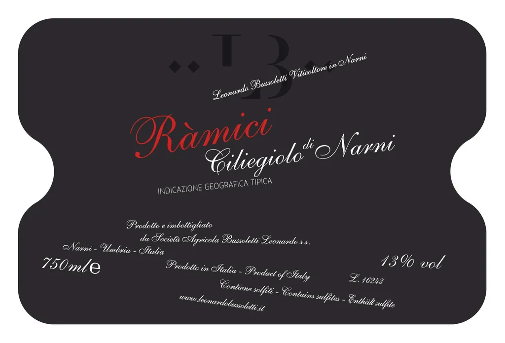 Ramici Ciliegiolo di Narni Bottle