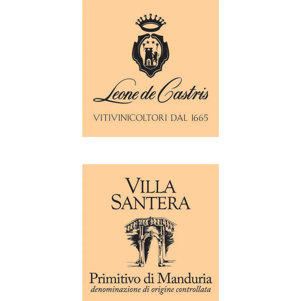 Primitivo di Manduria Villa Santera Bottle