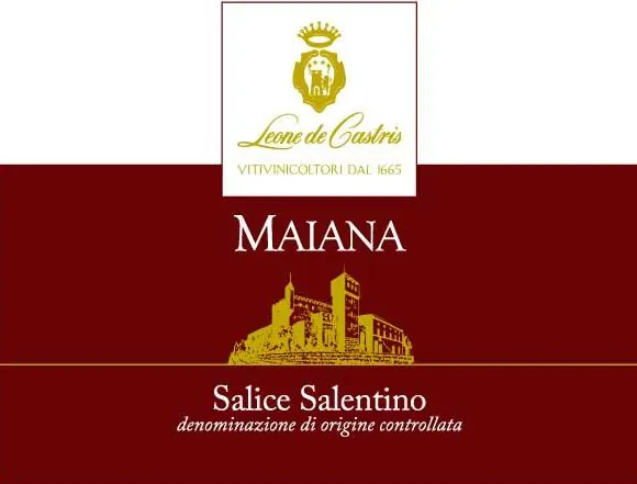 Salice Salentino Maiana Bottle