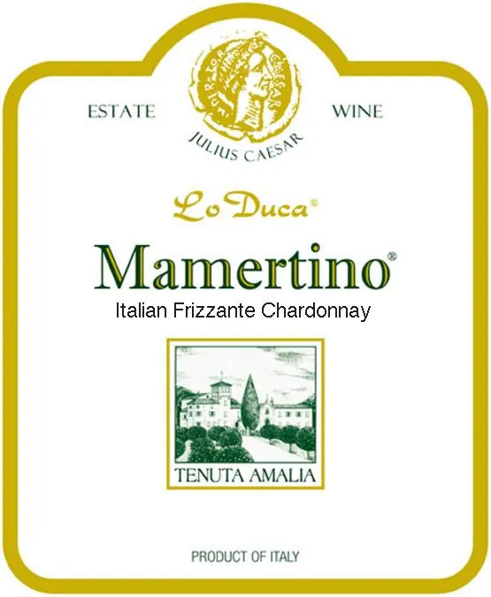 Emilia Tenuta Amalia Mamertino Chardonnay Frizzante Bottle
