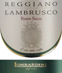 Reggiano Lambrusco Rosso Secco C'era Una Volta Bottle