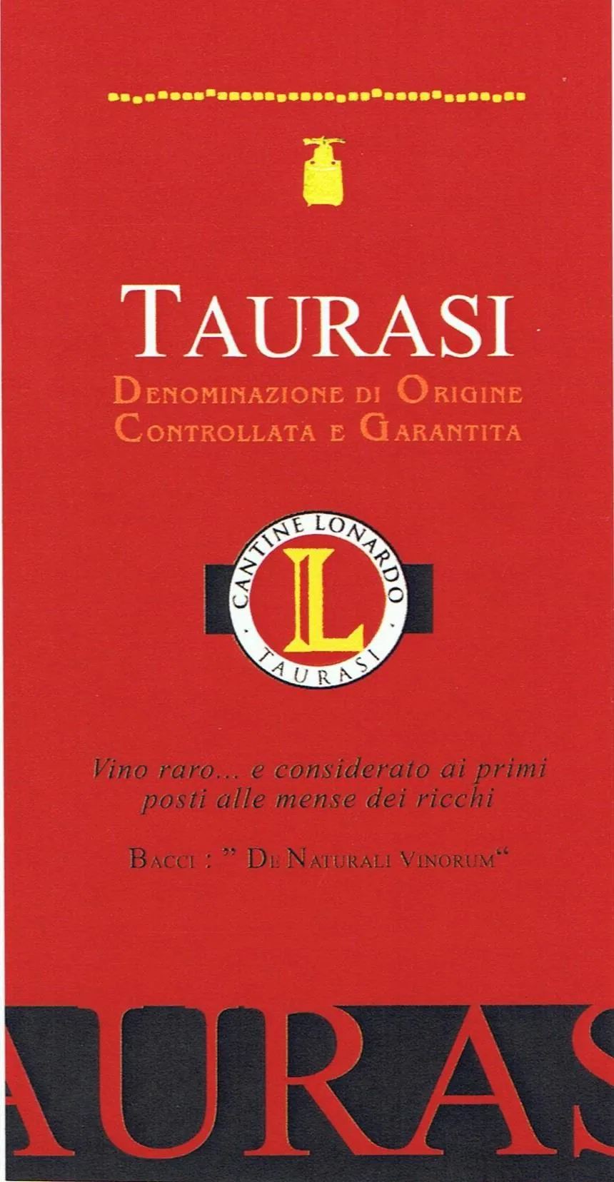 Taurasi Bottle