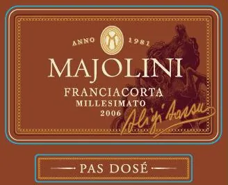 Franciacorta Aligi Sassu Millesimato Pas Dose Bottle