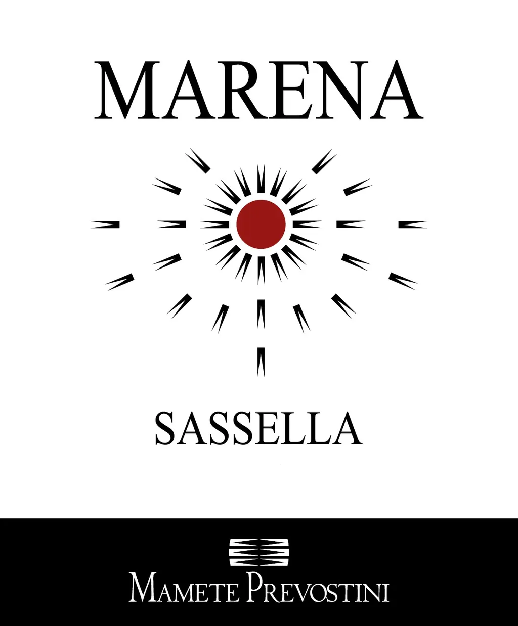 Sassella Valtellina Superiore Marena Bottle
