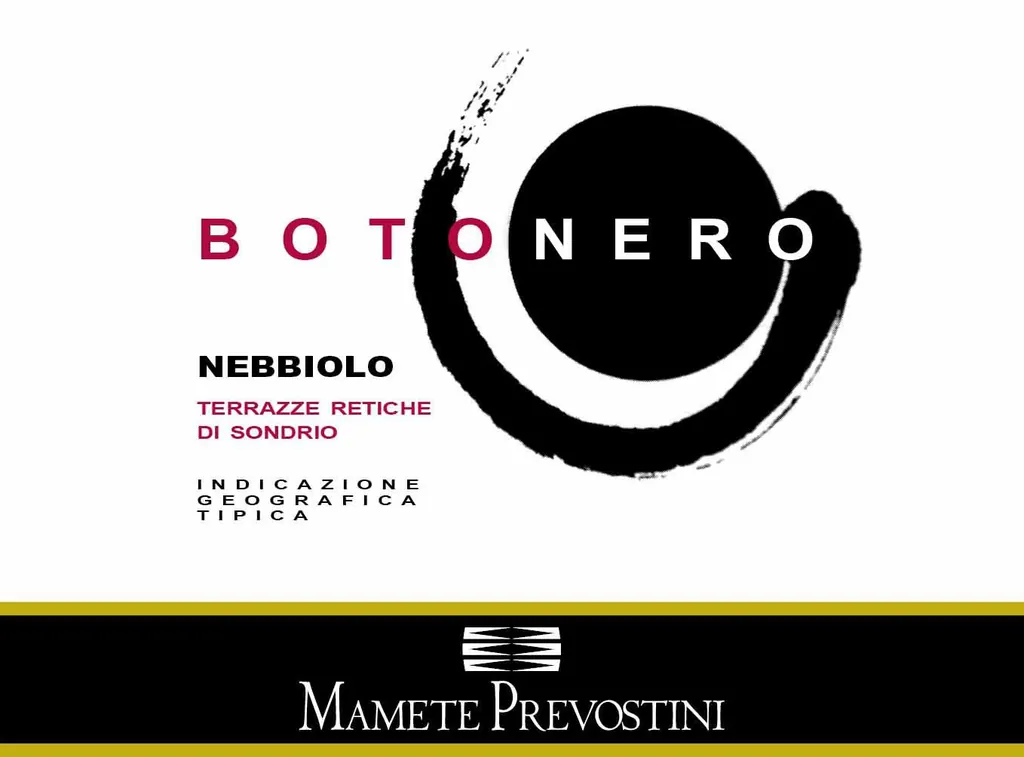 Terrazze Retiche di Sondrio Botonero Nebbiolo Bottle