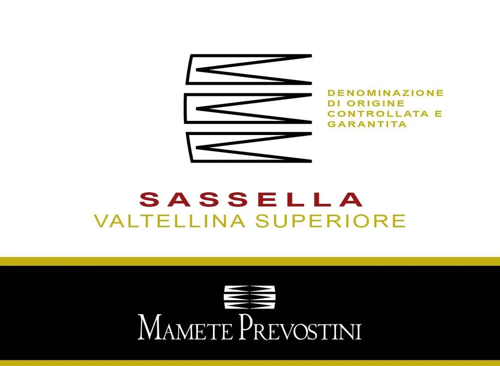 Valtellina Superiore Sassella Bottle
