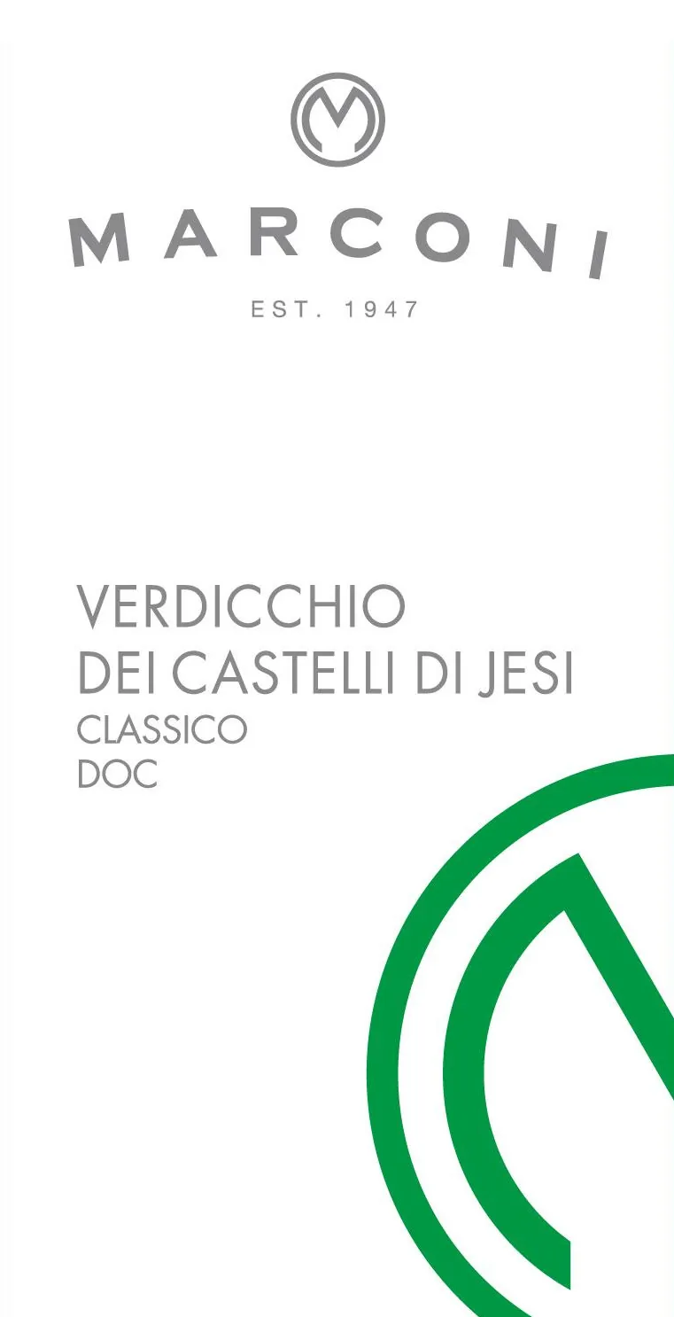 Verdicchio dei Castelli di Jesi Classico Bottle