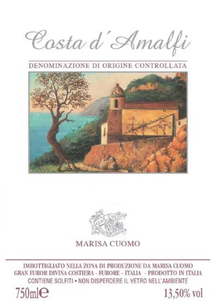Costa d'Amalfi Rosso Bottle