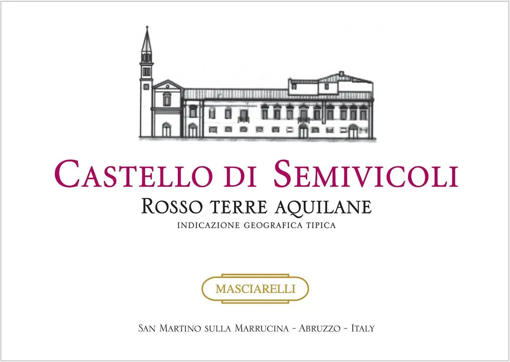 Castello di Semivicoli Terre Aquilane Rosso Bottle