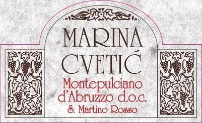 Montepulciano d'Abruzzo Marina Cvetic Bottle
