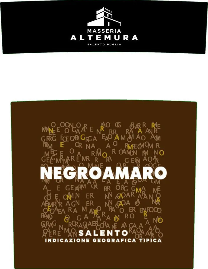 Salento Negroamaro Bottle