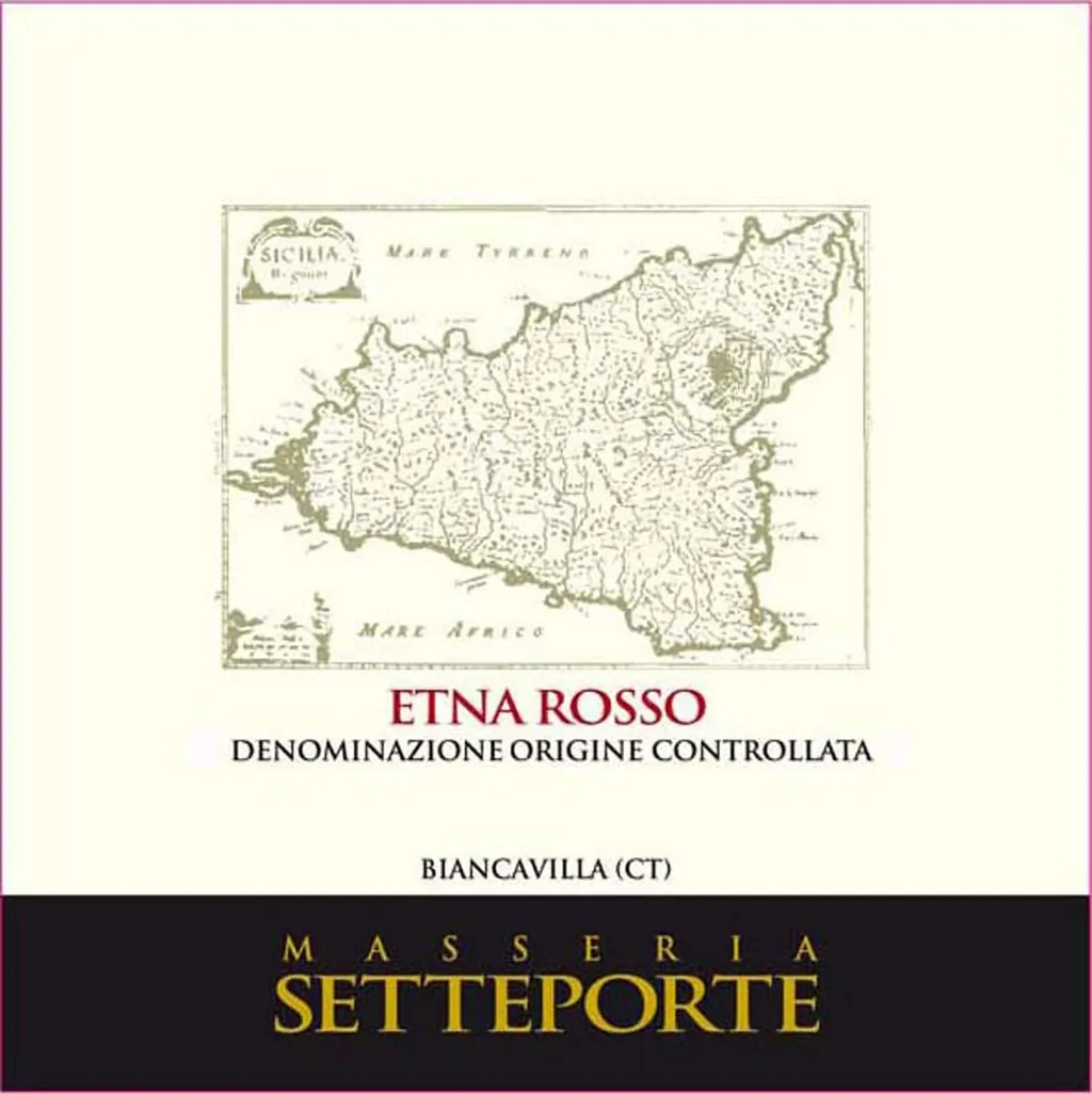 Etna Rosso Bottle