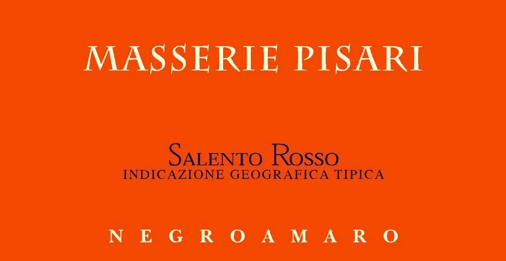Salento Rosso Bottle