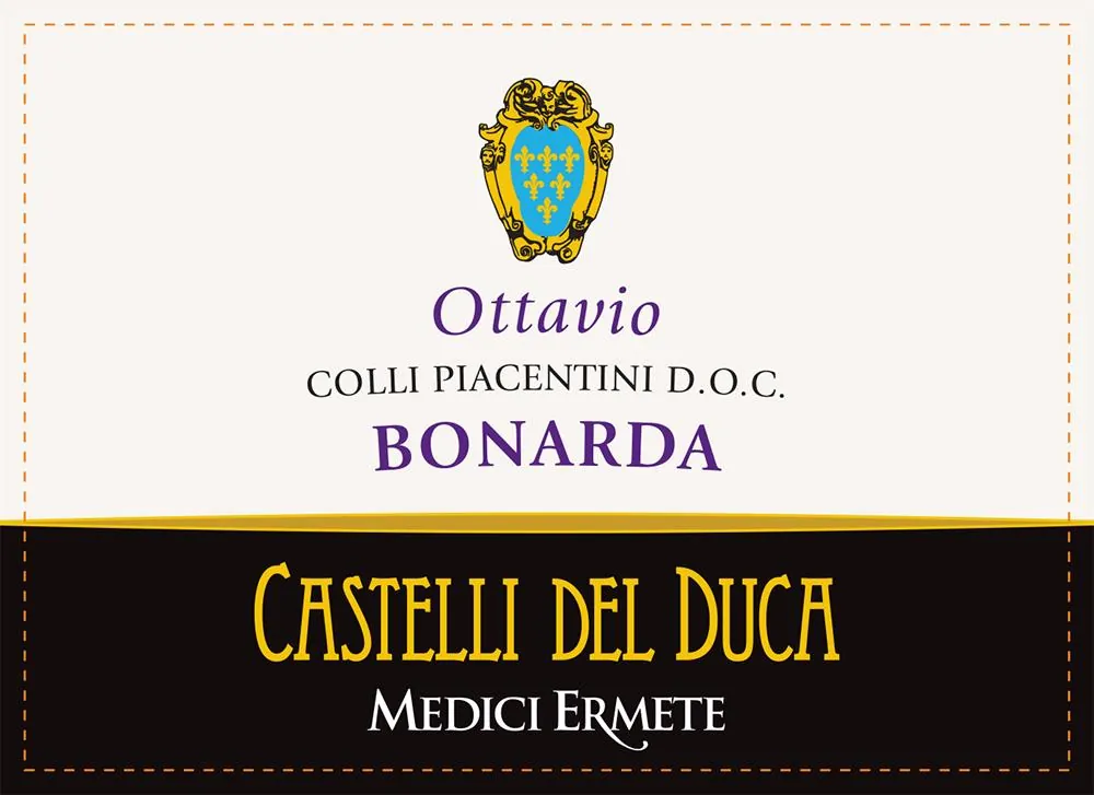 Colli Piacentini Castelli del Duca Ottavio Bonarda Bottle