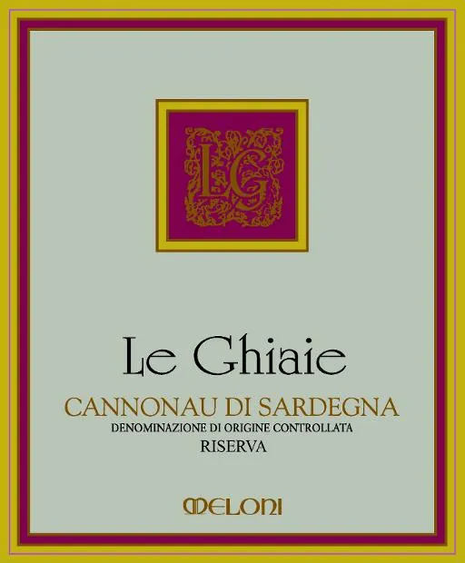 Cannonau di Sardegna Le Ghiaie Bottle