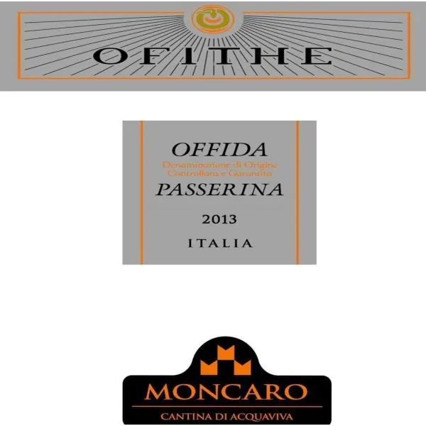 Offida Ofithe Passerina Bottle