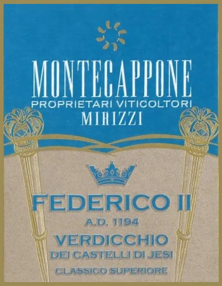 Verdicchio dei Castelli di Jesi Classico Superiore Federico II A.D. Bottle