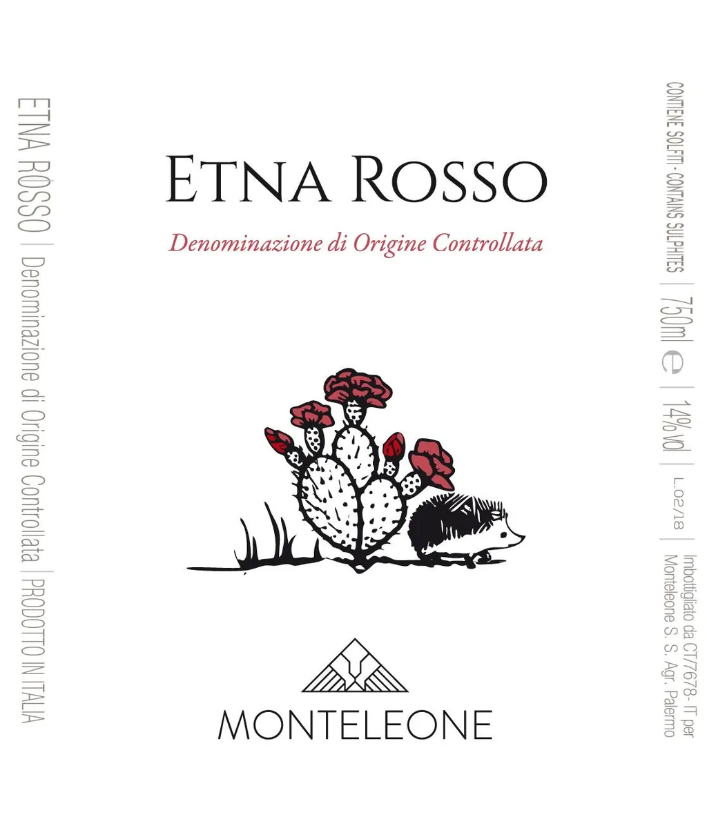 Etna Rosso Bottle