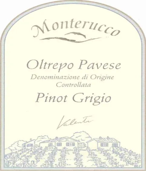 Oltrepo Pavese Pinot Grigio Bottle