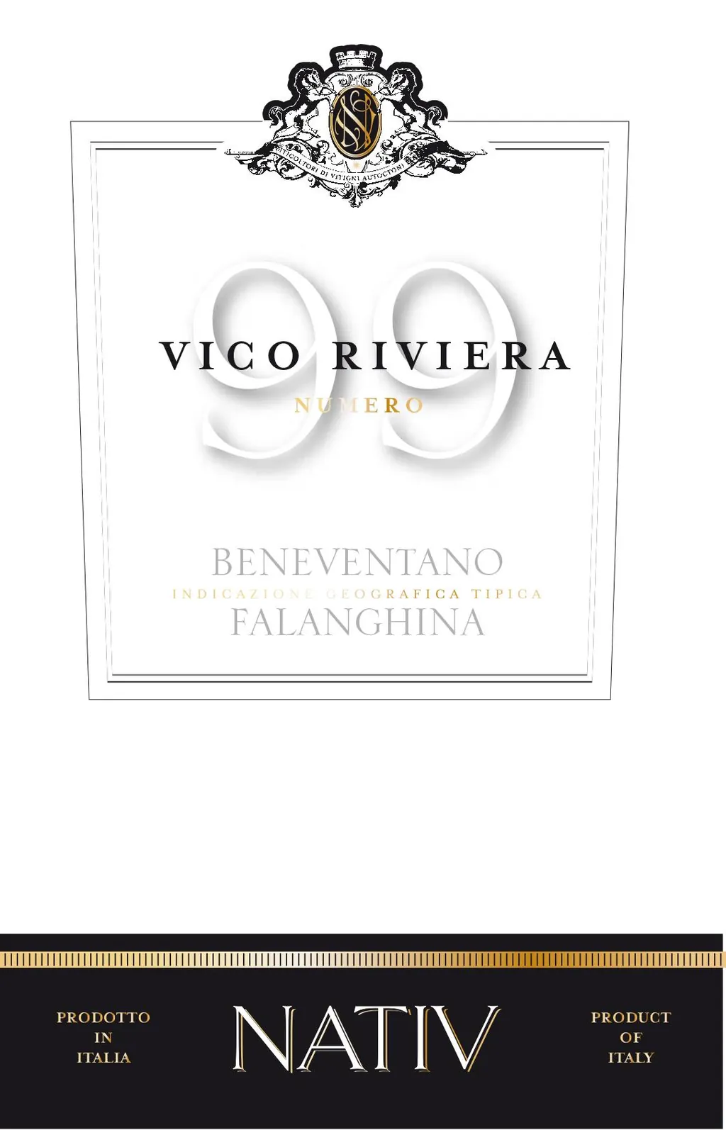 Beneventano Vico Riviera Falanghina Bottle