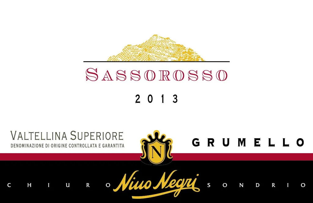 Valtellina Superiore Grumello Sassorosso Bottle