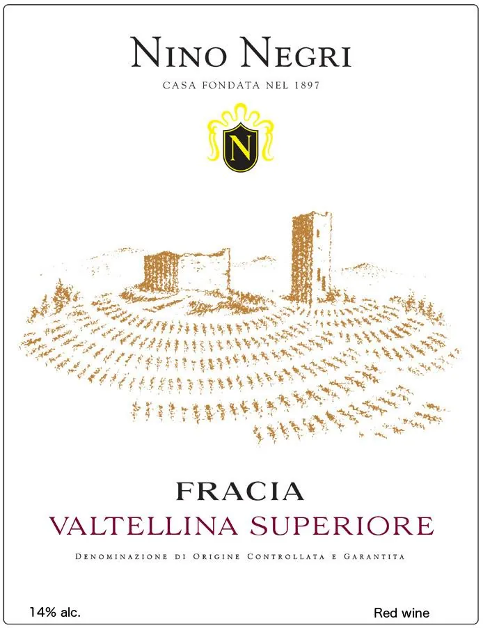 Valtellina Superiore Vigneto Fracia Bottle