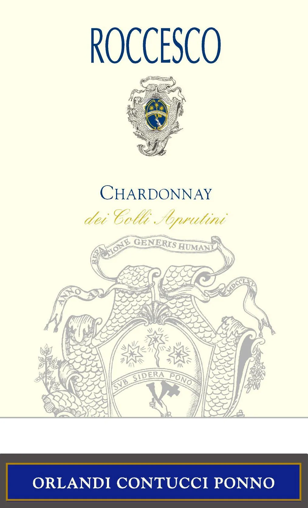 Colli Aprutini Roccesco Chardonnay Bottle