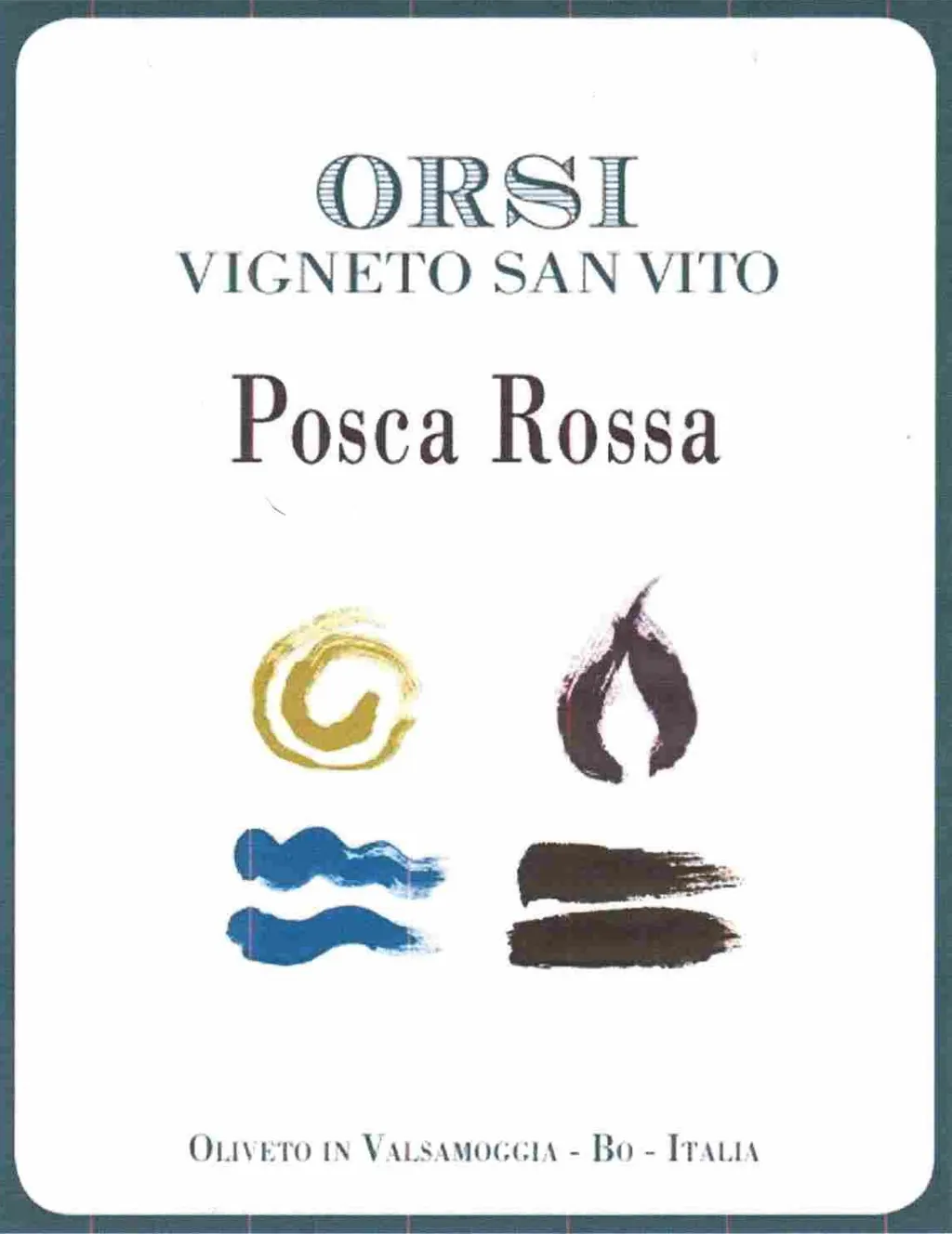Posca Rossa Bottle