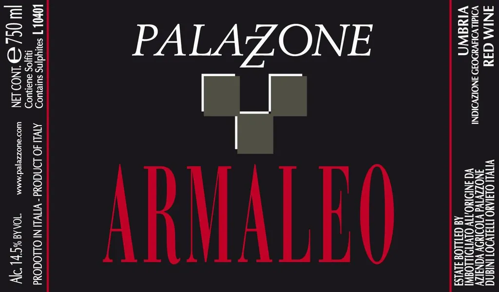 Umbria Armaleo Rosso Bottle