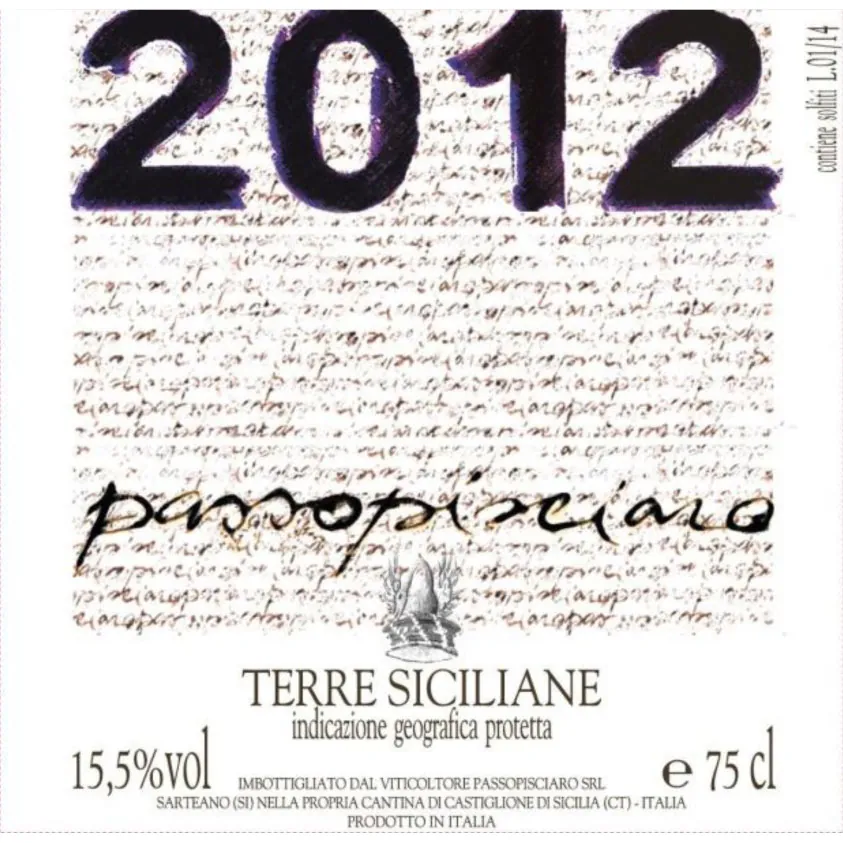 Passopisciaro Bottle