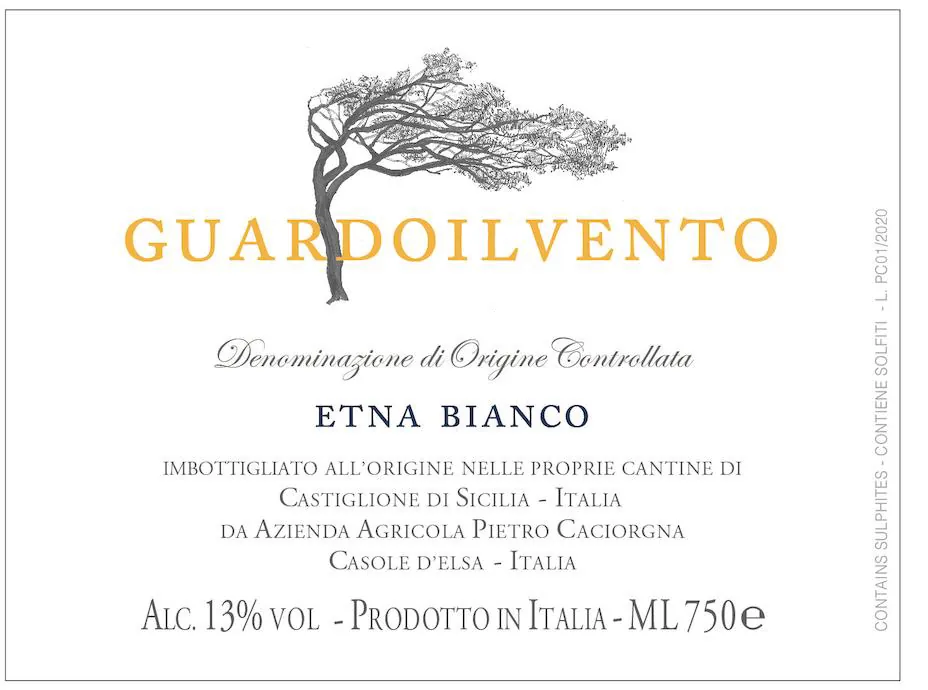 Guardoilvento Etna Bianco Bottle