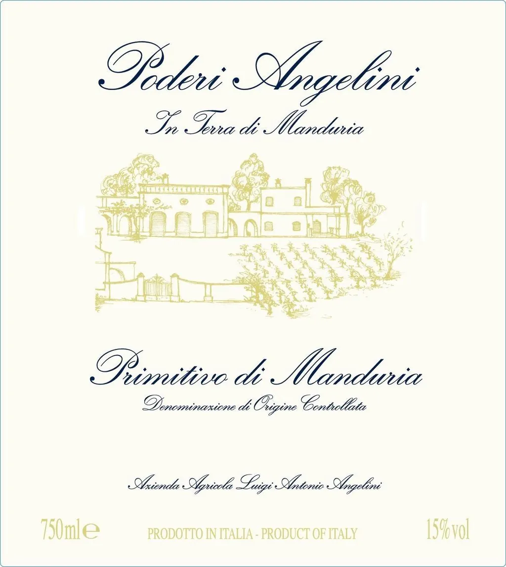 Primitivo di Manduria Bottle