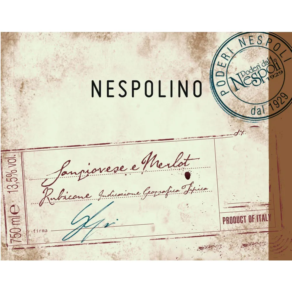 Nespolino Rosso Bottle