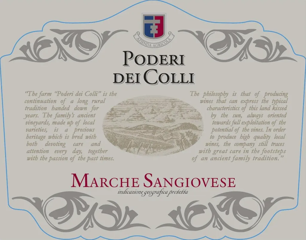 Marche Sangiovese Bottle