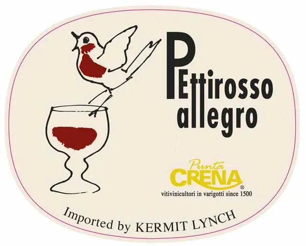 Colline Savonesi Frizzante Rosato Pettirosso Allegro Bottle