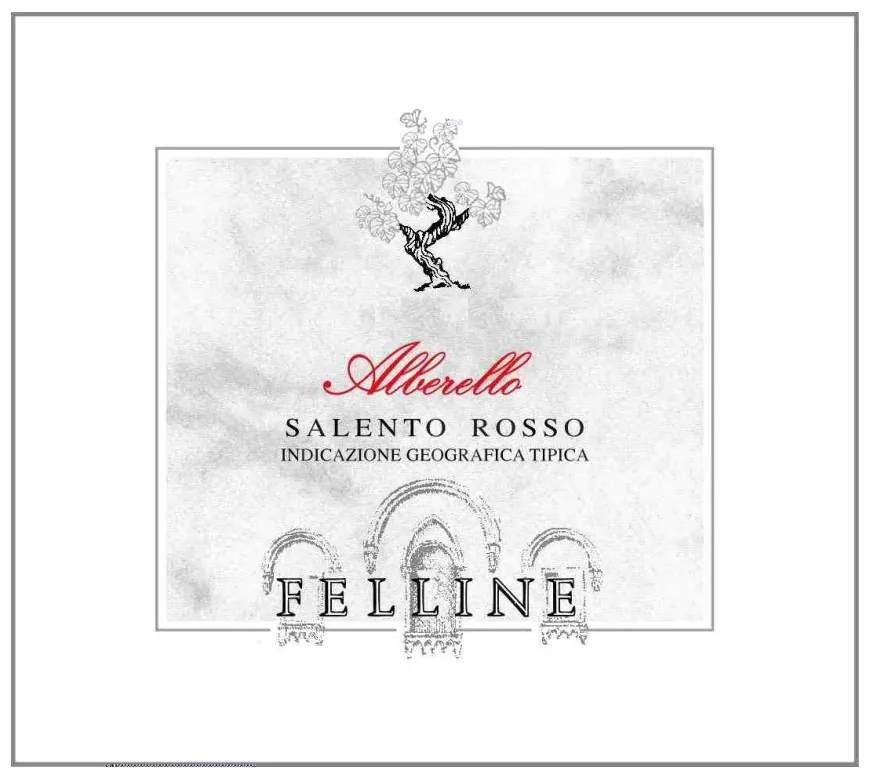 Salento Felline Alberello Rosso Bottle