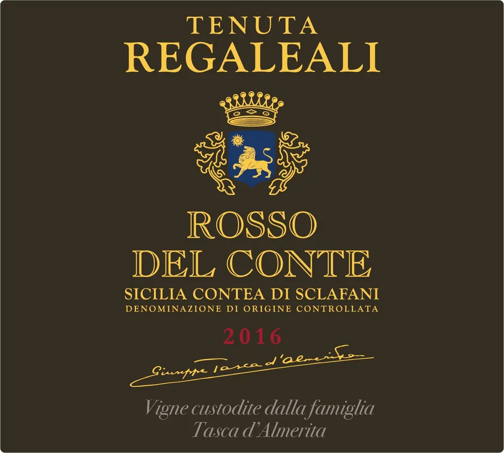 Rosso del Conte Bottle