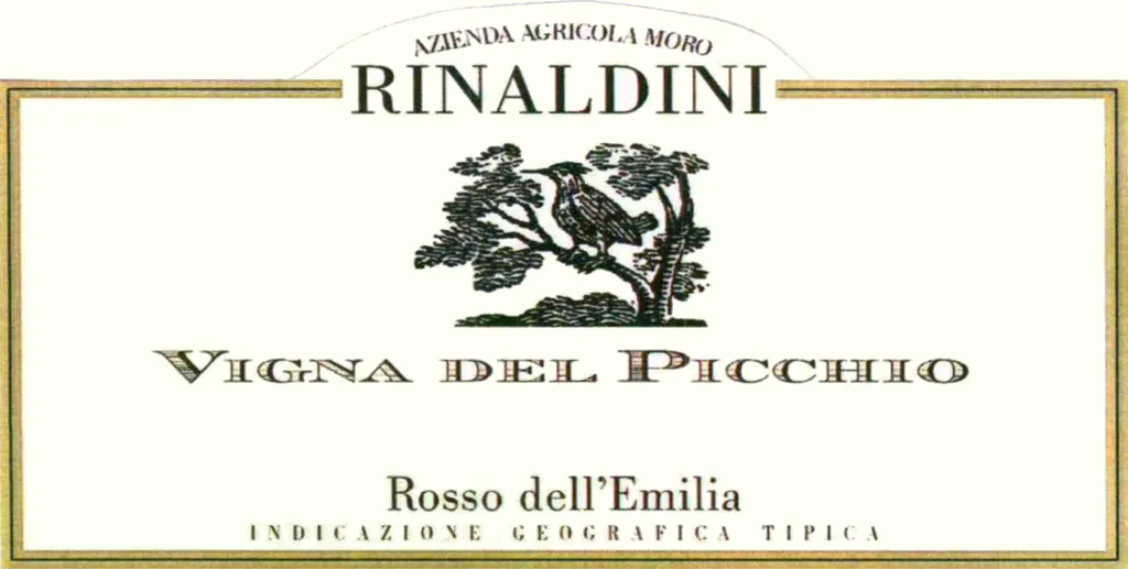 Rosso dell' Emilia Vigna del Picchio Bottle