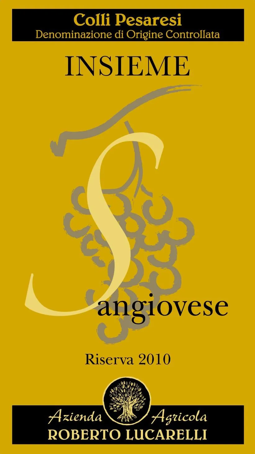 Colli Pesaresi Insieme Riserva Sangiovese Bottle
