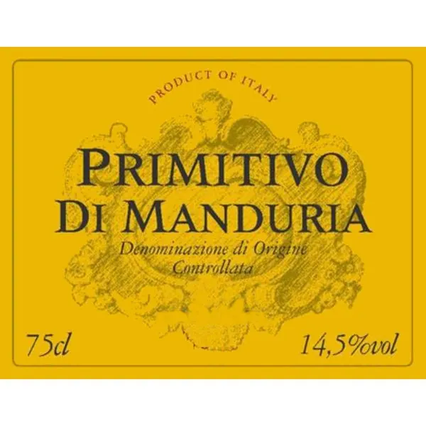 Primitivo di Manduria Bottle