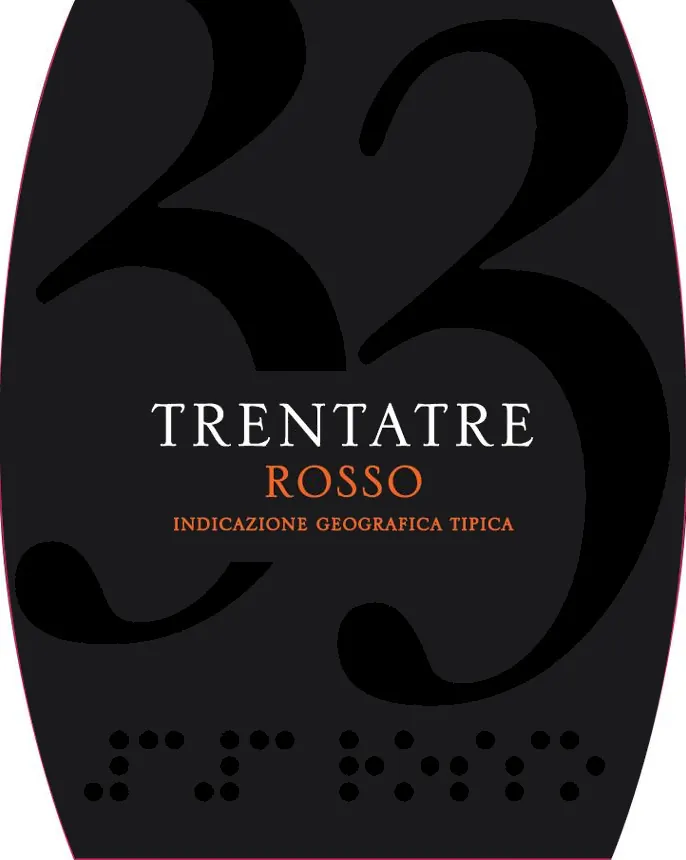 Salento 33 Trentatre Rosso Bottle