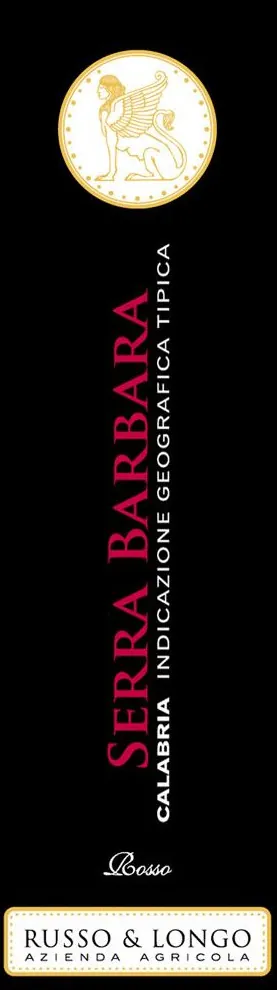 Serra Barbara Rosso Bottle