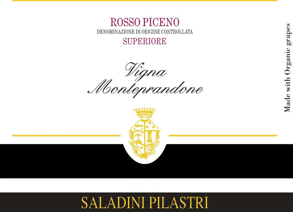 Rosso Piceno Vigna Montetinello Superiore Bottle