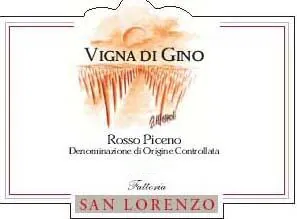 Rosso Piceno Vigna di Gino Bottle