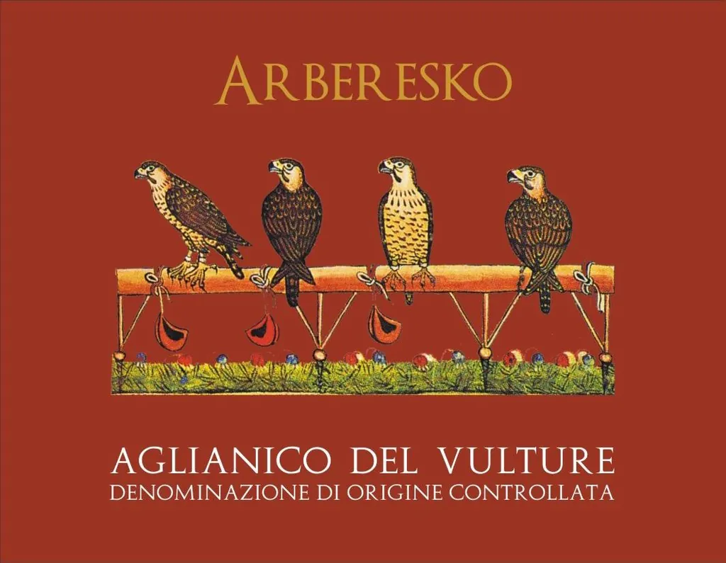 Aglianico del Vulture Arberesko Bottle