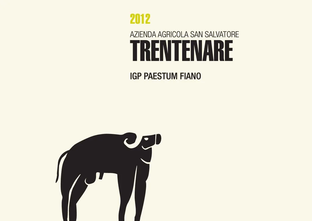 Paestum Trentenare Fiano Bottle
