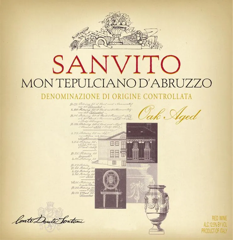 Montepulciano d'Abruzzo Red Bottle