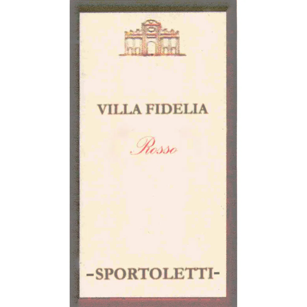Villa Fidelia Rosso Bottle